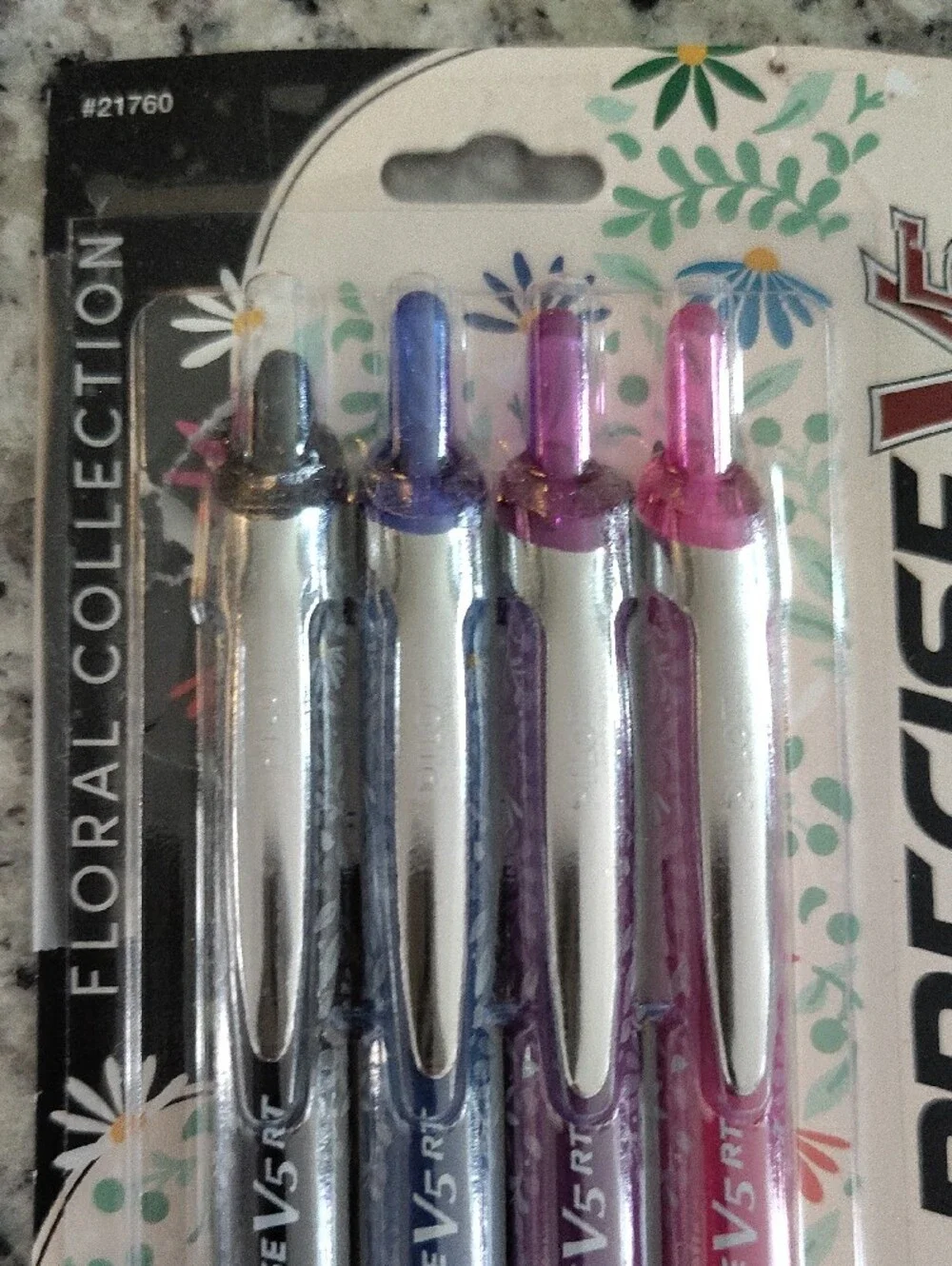Target Precise V5 RT Pen Set - Black, Blue, Purple, Pink